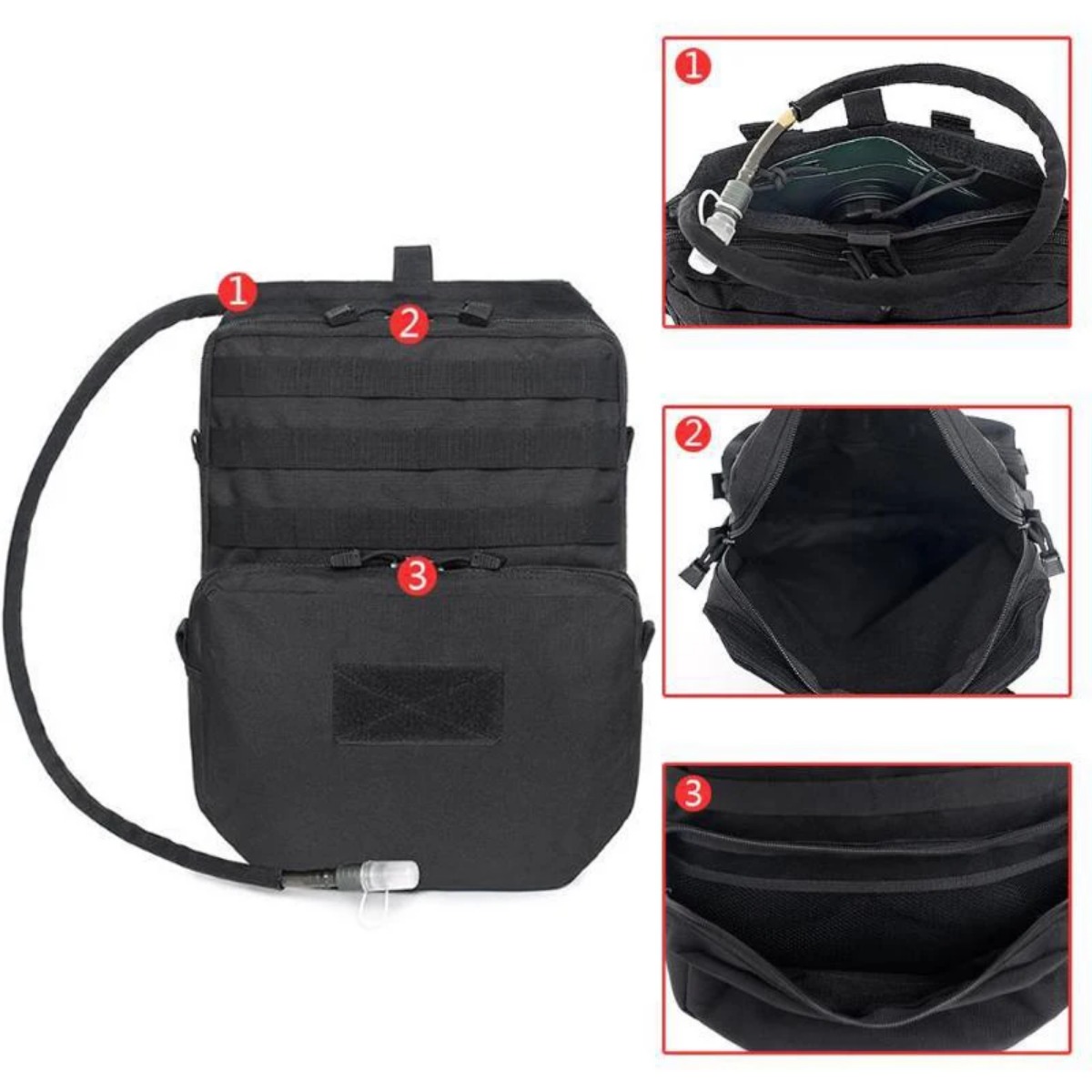 야외 Molle 가방 캠핑 수화 배낭 사냥 장비 조끼, - Hunting And Outdoor Supplies 리뷰 및 가격