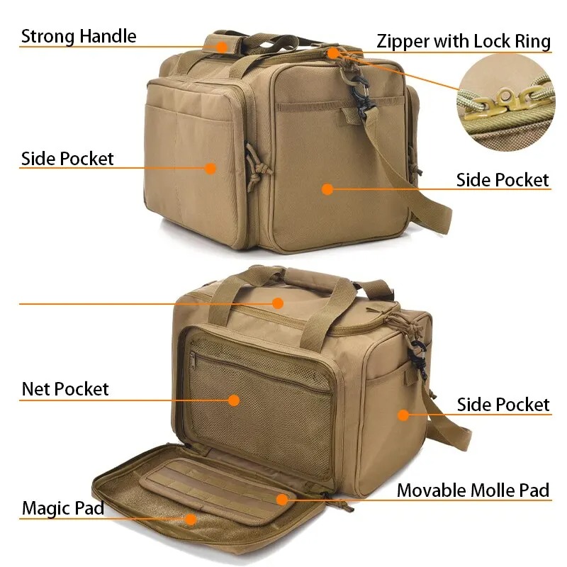 MOLLE 시스템을 갖춘 총기 사격장 보관 가방, 야외 - Hunting And Outdoor Supplies 리뷰 및 가격